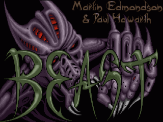 Blood Money title screen for Amiga